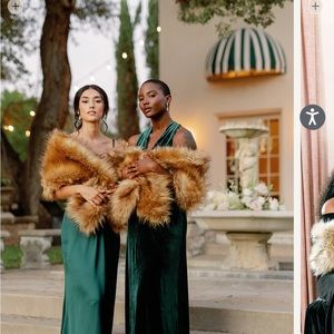 Revelry Faux Fur Shrug